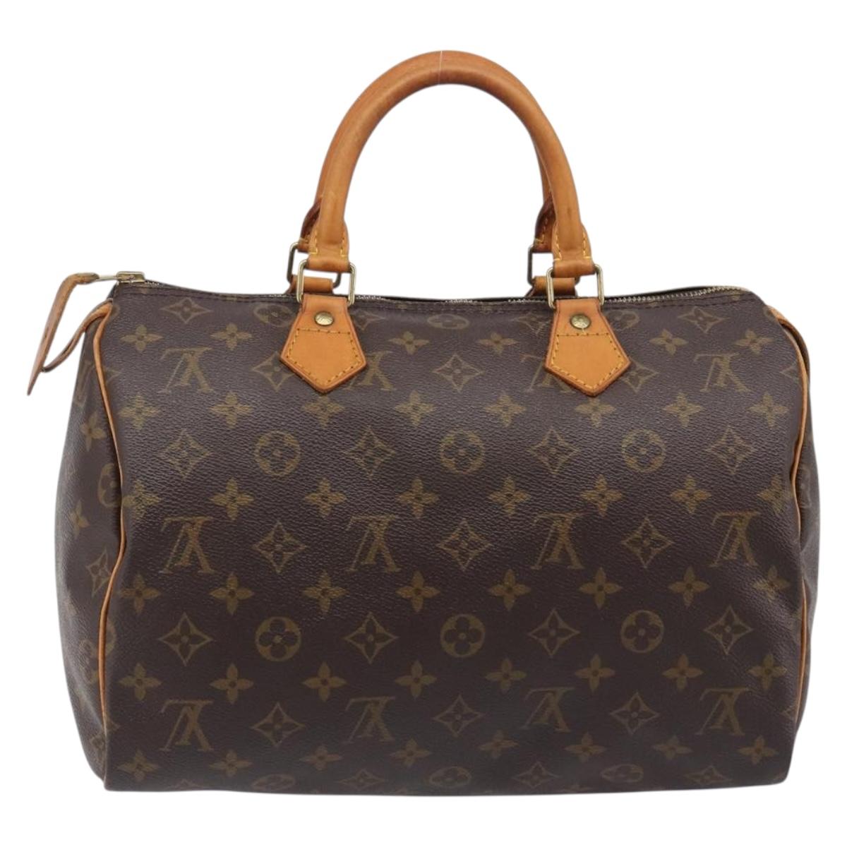 LOUIS VUITTON Monogram Speedy 25 Hand Bag M41528 LV Auth 200486