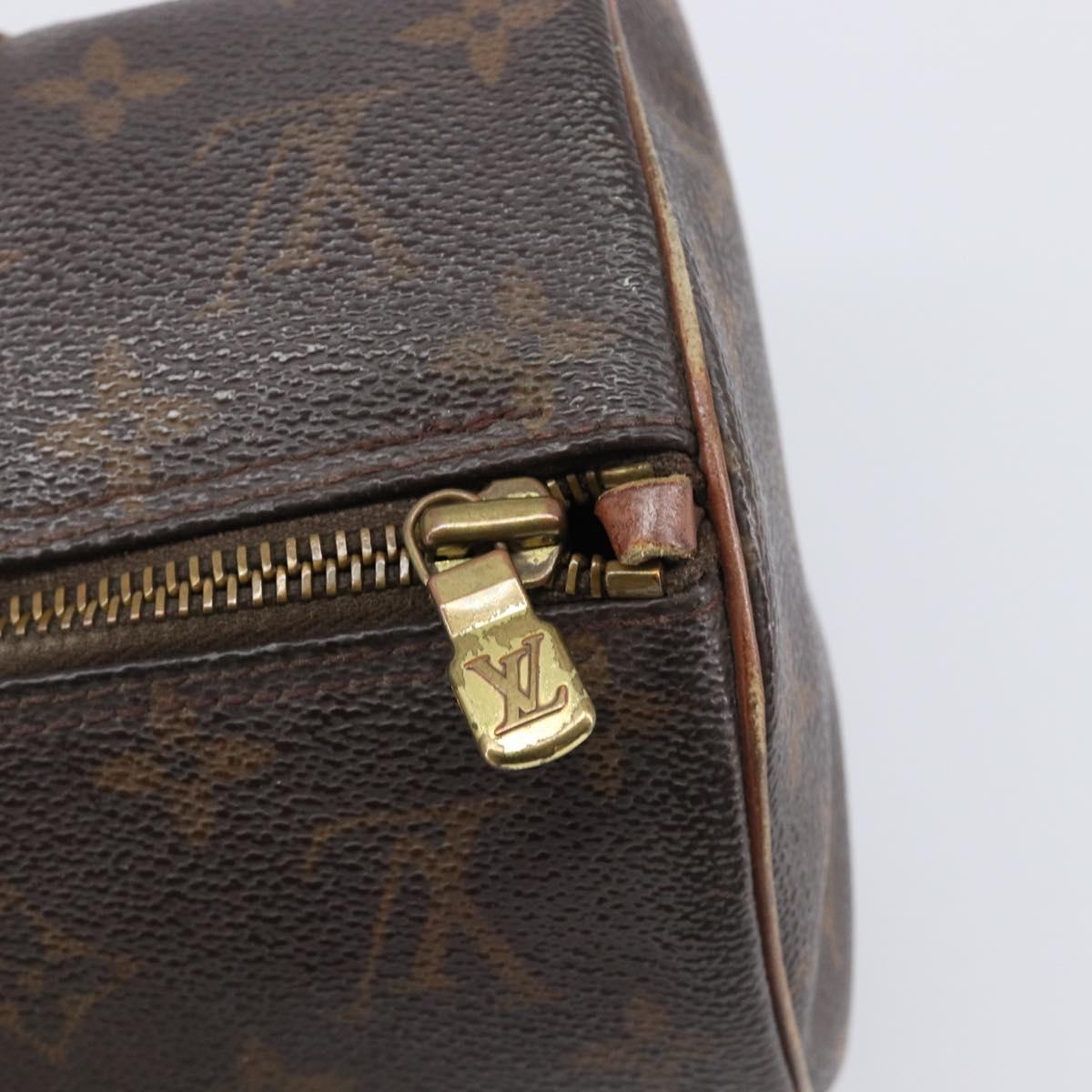 LOUIS VUITTON Monogram Papillon 30 Hand Bag M51365 LV Auth 200487