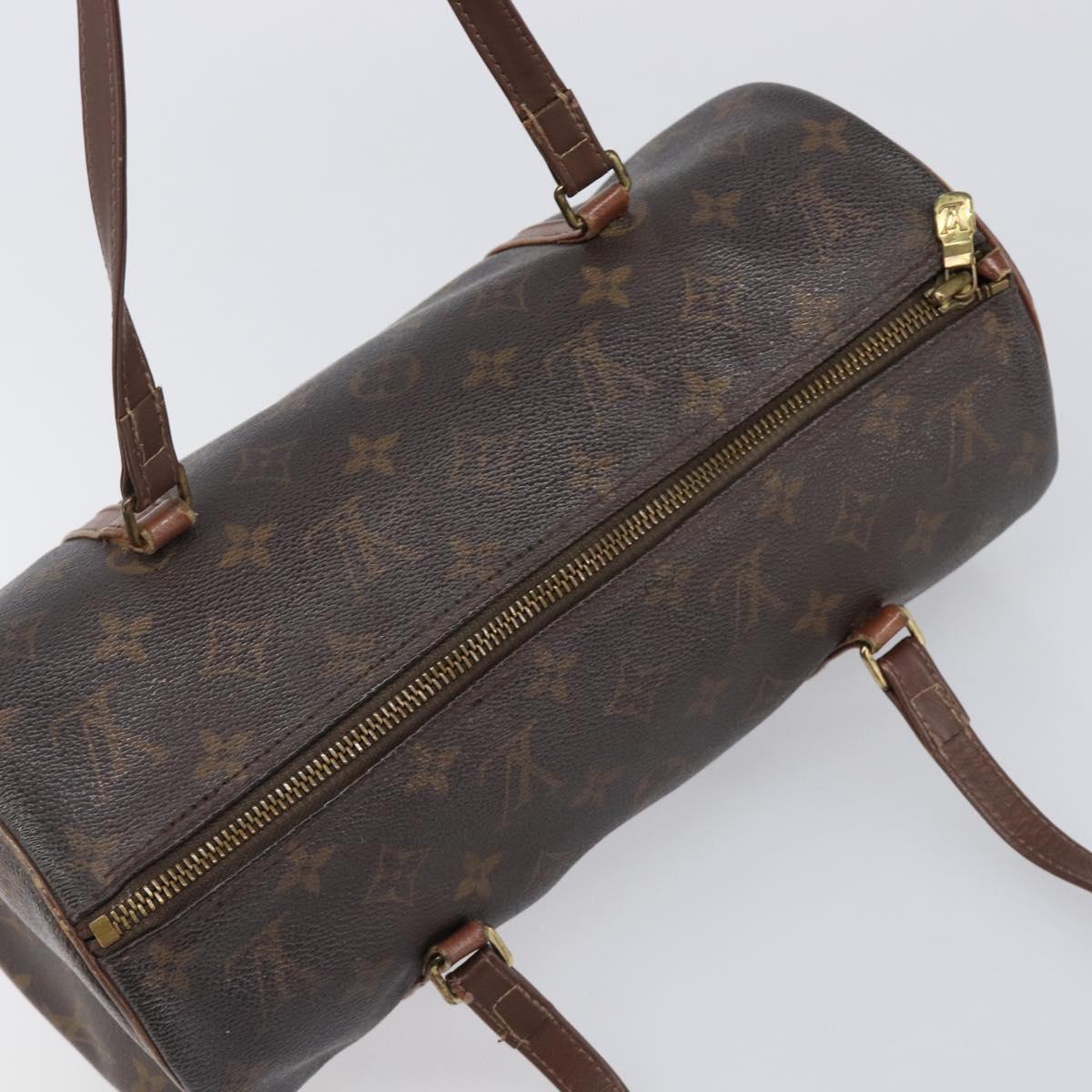 LOUIS VUITTON Monogram Papillon 30 Hand Bag M51365 LV Auth 200487
