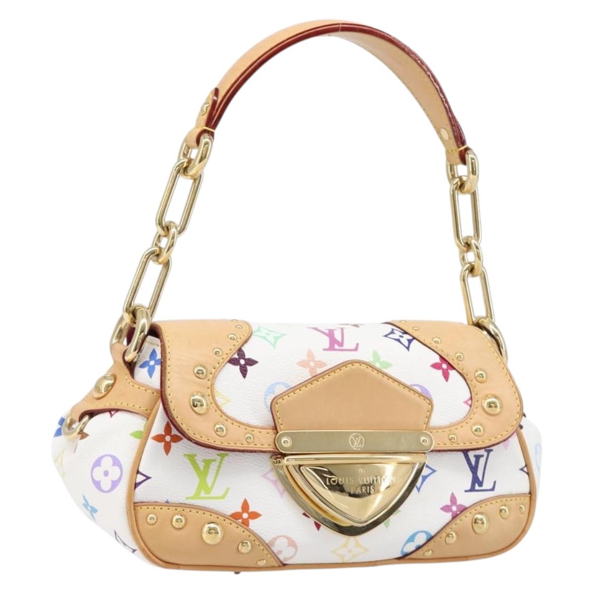 LOUIS VUITTON Monogram Multicolor Marilyn Bag White M40206 LV Auth 200499SAM