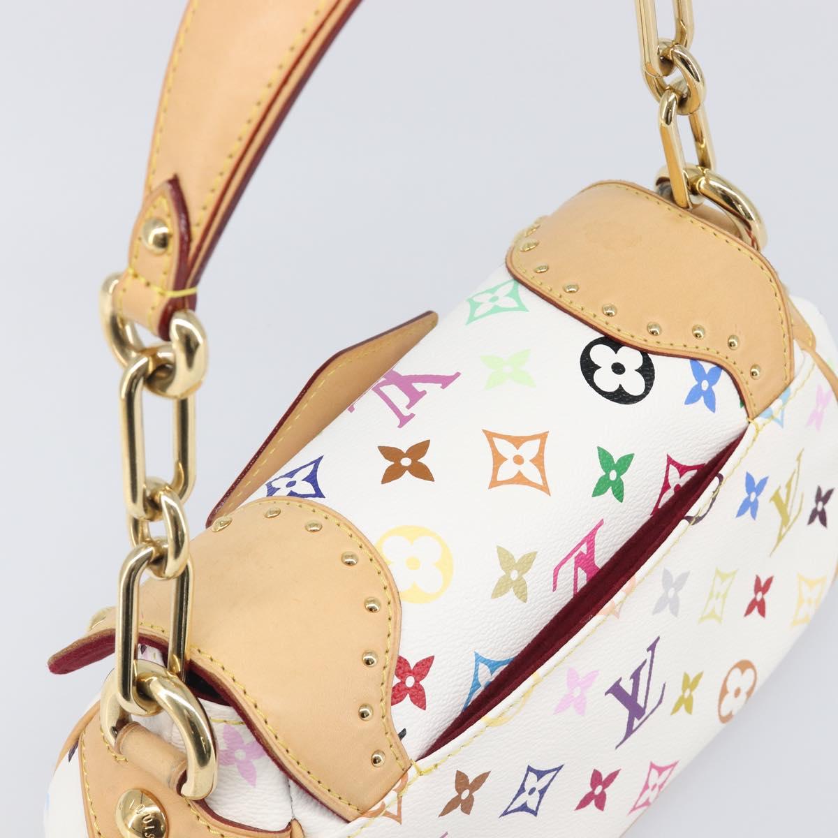 LOUIS VUITTON Monogram Multicolor Marilyn Bag White M40206 LV Auth 200499SAM