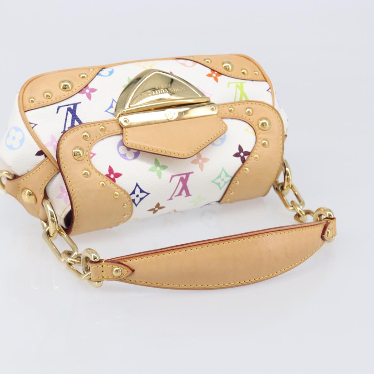 LOUIS VUITTON Monogram Multicolor Marilyn Bag White M40206 LV Auth 200499SAM