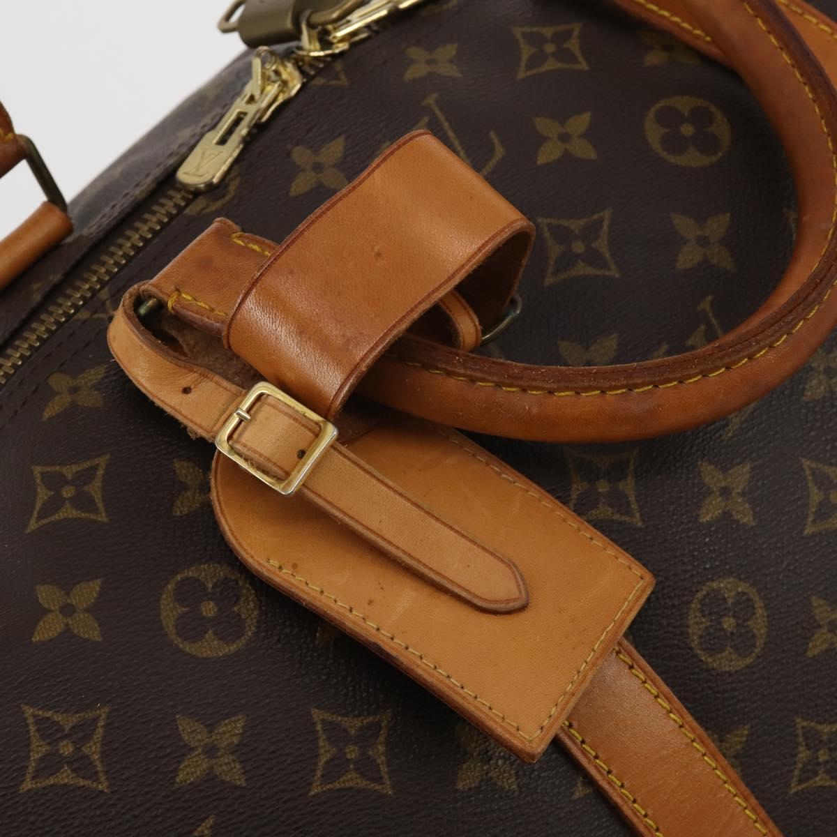 LOUIS VUITTON Monogram Keepall Bandouliere 60 Boston Bag M41412 LV Auth 200500V