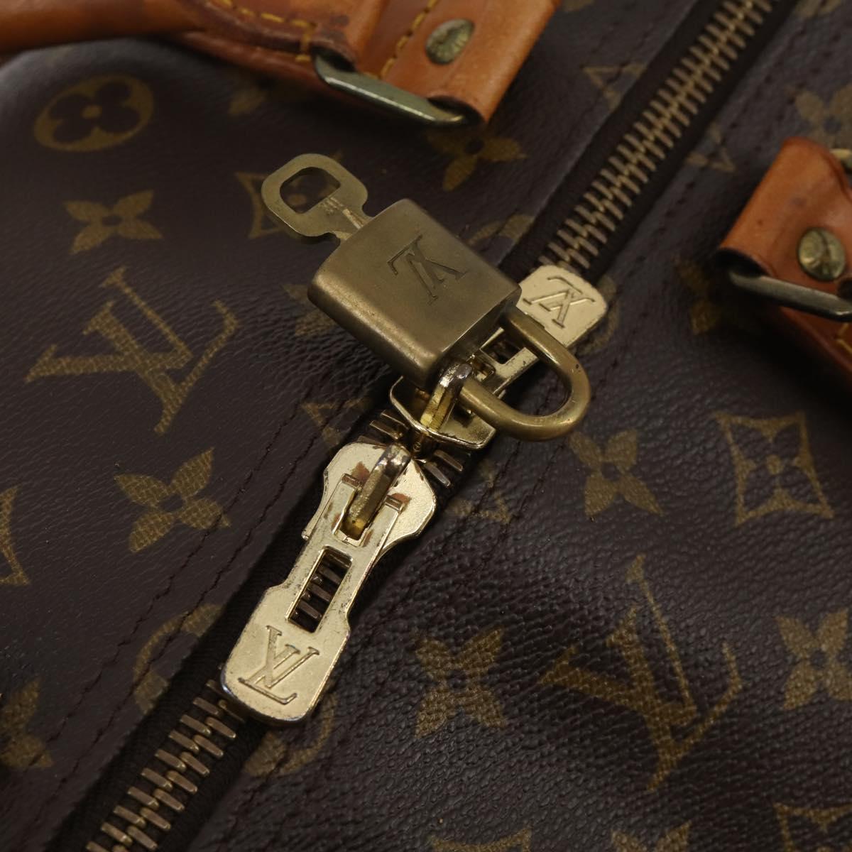 LOUIS VUITTON Monogram Keepall Bandouliere 60 Boston Bag M41412 LV Auth 200500V