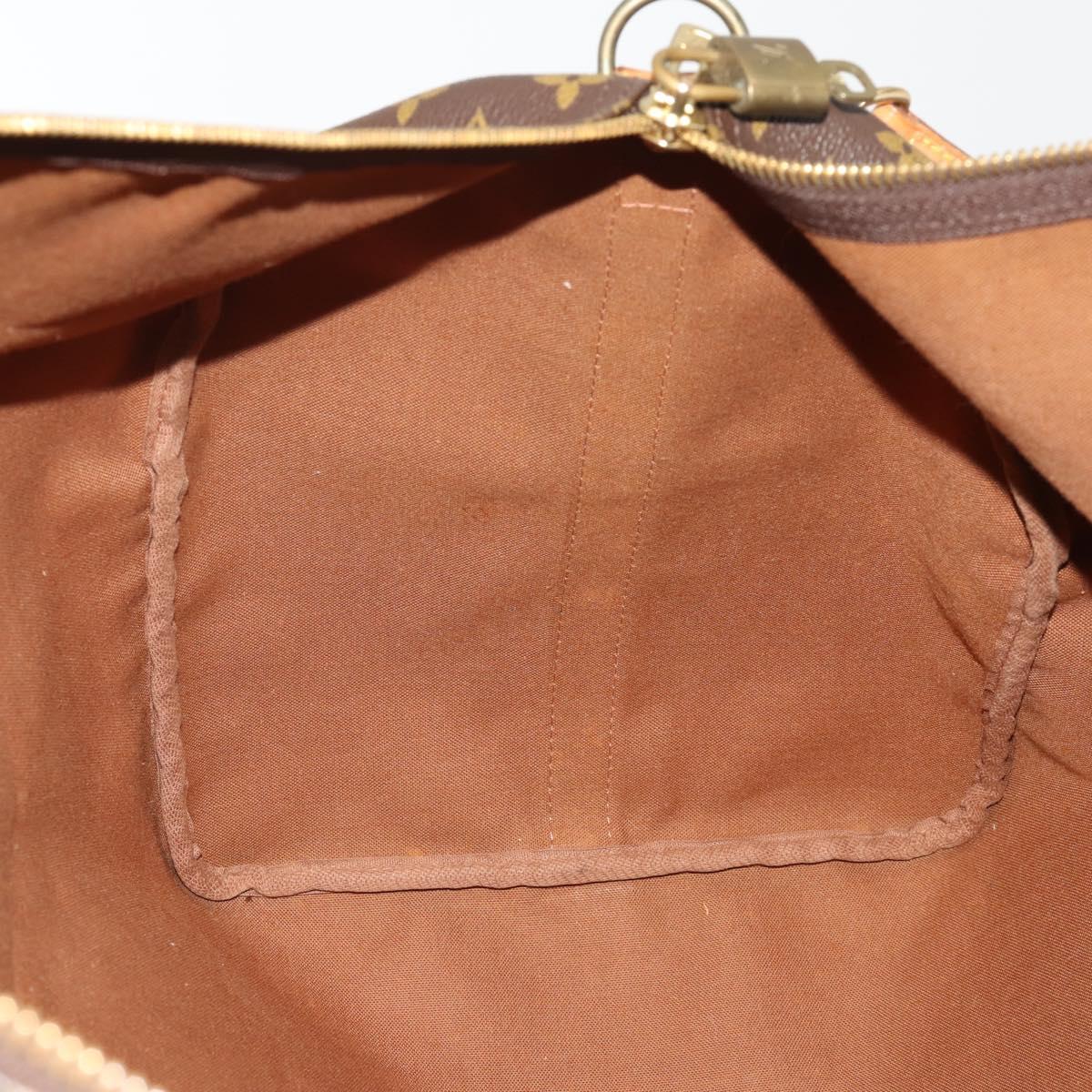 LOUIS VUITTON Monogram Keepall Bandouliere 60 Boston Bag M41412 LV Auth 200500V