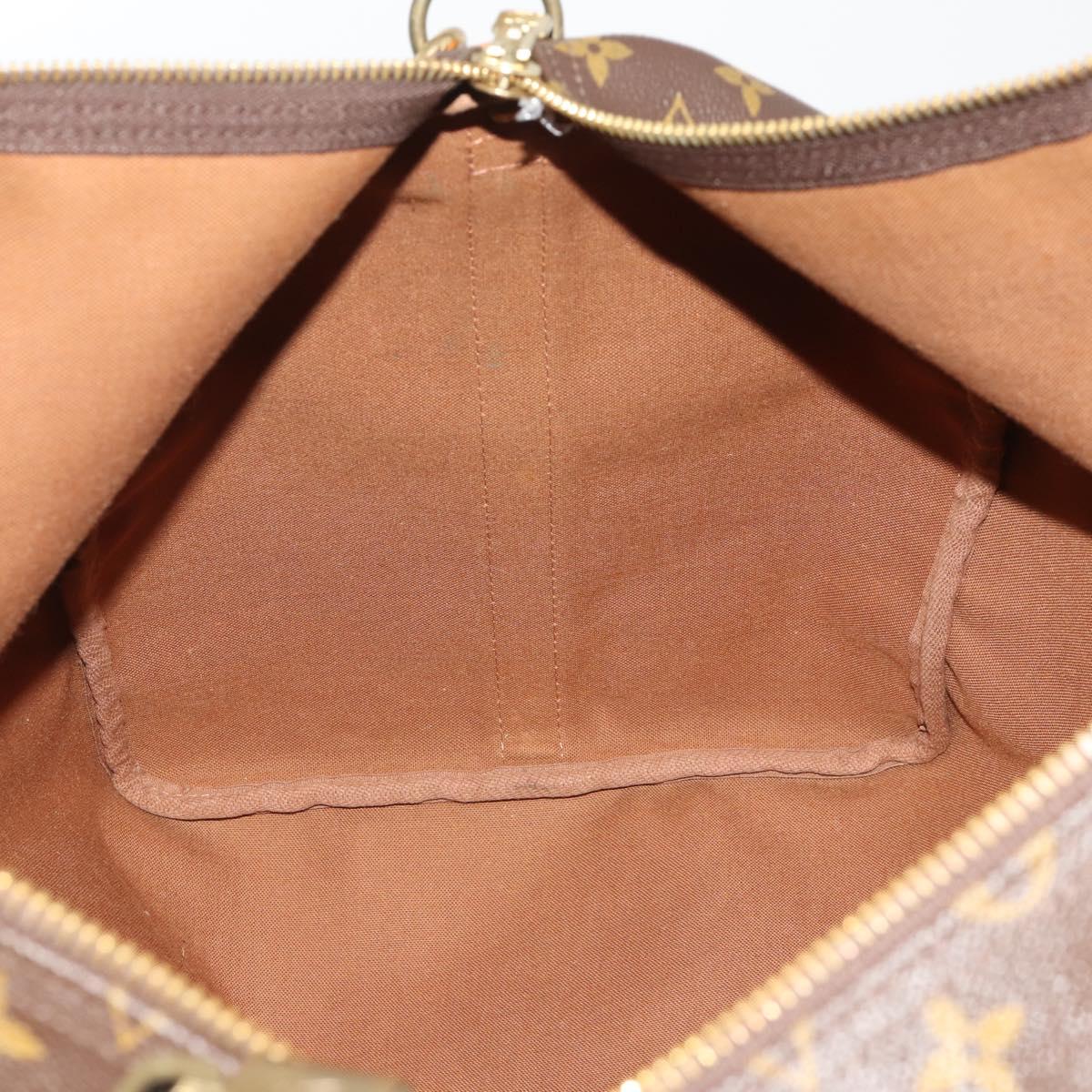 LOUIS VUITTON Monogram Keepall Bandouliere 60 Boston Bag M41412 LV Auth 200500V