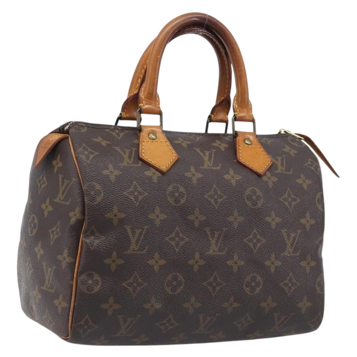 LOUIS VUITTON Monogram Speedy 25 Hand Bag M41528 LV Auth 200502A