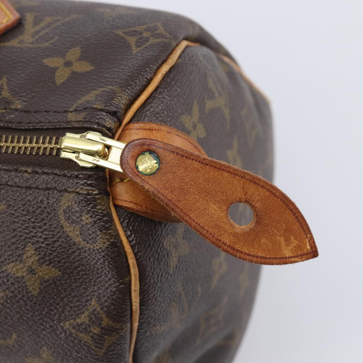 LOUIS VUITTON Monogram Speedy 25 Hand Bag M41528 LV Auth 200502A
