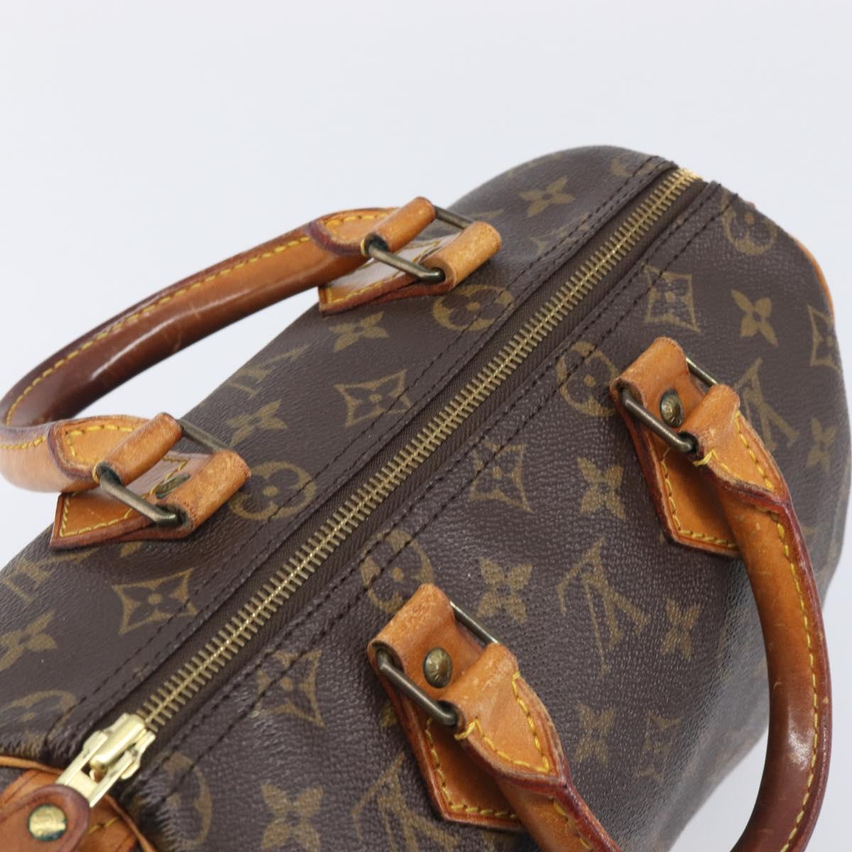 LOUIS VUITTON Monogram Speedy 25 Hand Bag M41528 LV Auth 200502A