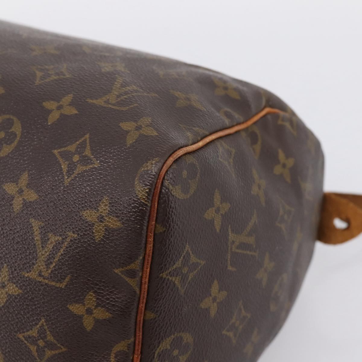 LOUIS VUITTON Monogram Speedy 30 Hand Bag M41526 LV Auth 200504