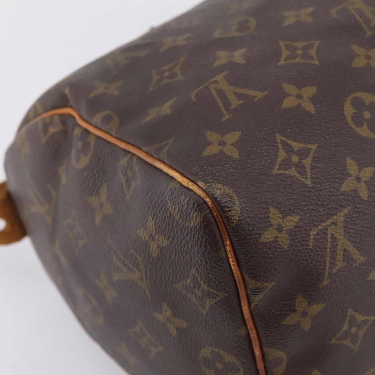 LOUIS VUITTON Monogram Speedy 30 Hand Bag M41526 LV Auth 200504
