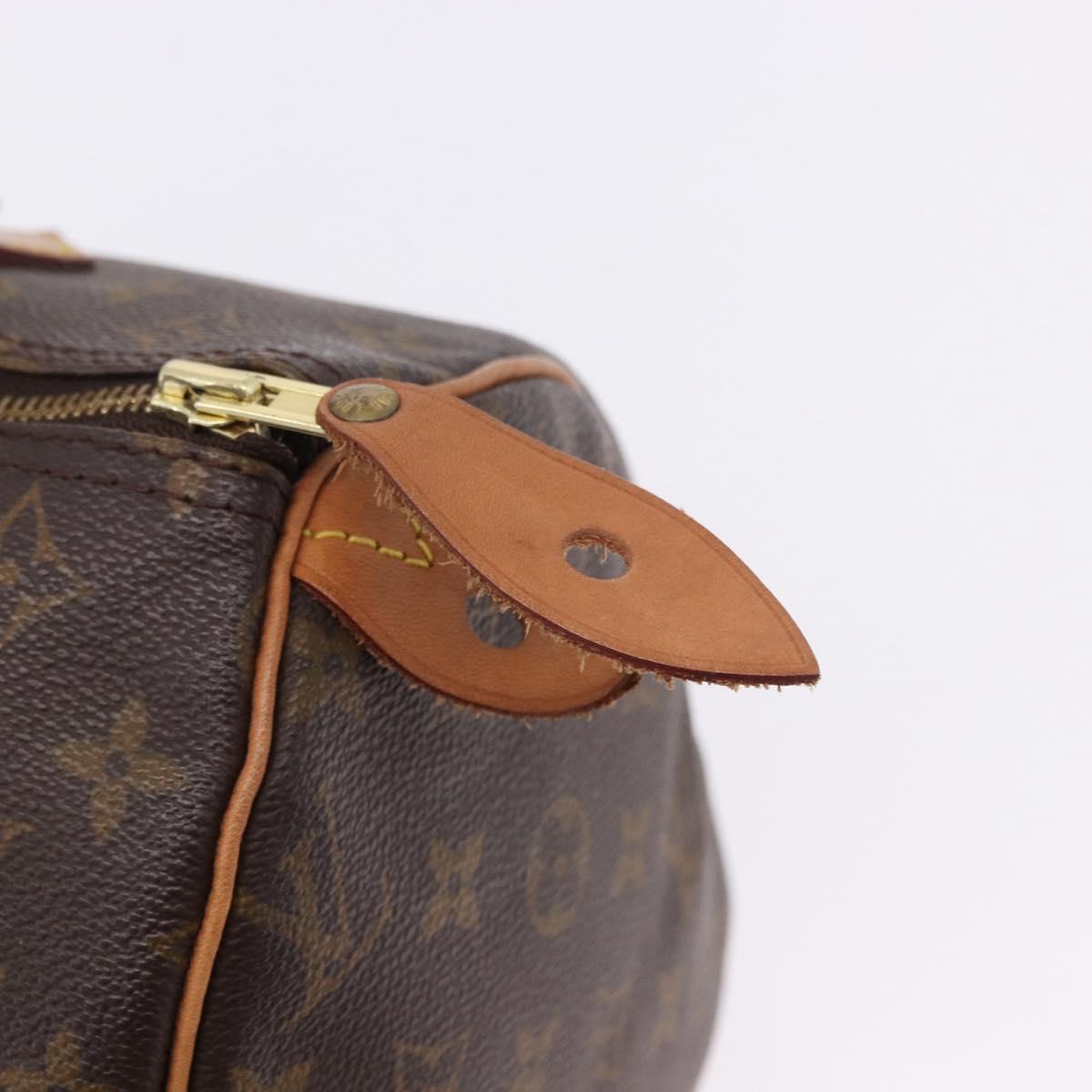 LOUIS VUITTON Monogram Speedy 30 Hand Bag M41526 LV Auth 200508SAV
