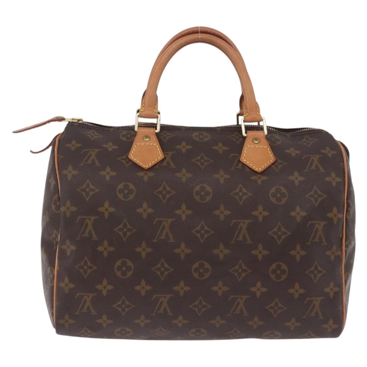 LOUIS VUITTON Monogram Speedy 30 Hand Bag M41526 LV Auth 200508SAV