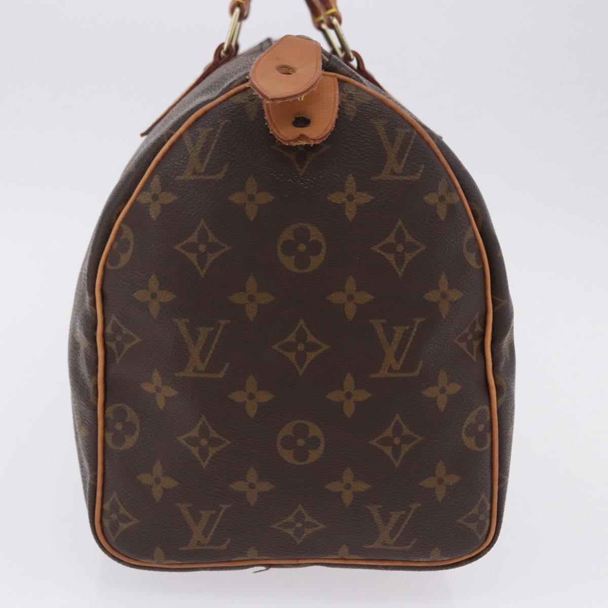 LOUIS VUITTON Monogram Speedy 30 Hand Bag M41526 LV Auth 200508SAV
