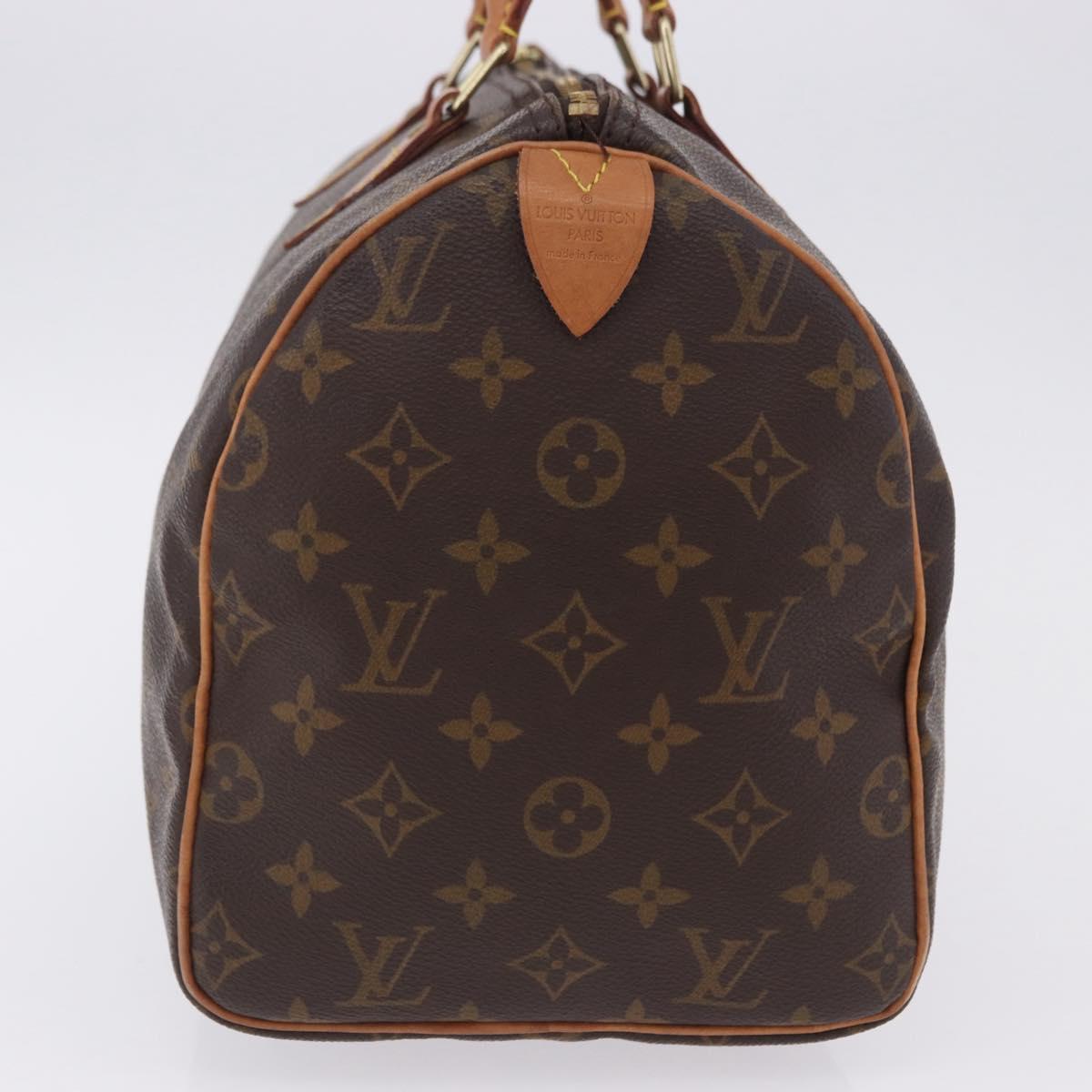 LOUIS VUITTON Monogram Speedy 30 Hand Bag M41526 LV Auth 200508SAV