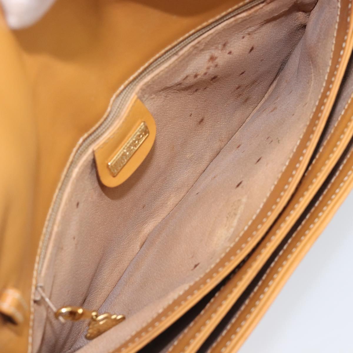 GUCCI Micro GG Supreme Shoulder Bag PVC Beige Gold 004 106 0024 Auth 200513