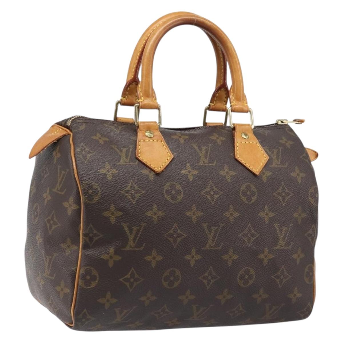 LOUIS VUITTON Monogram Speedy 25 Hand Bag M41528 LV Auth 200514
