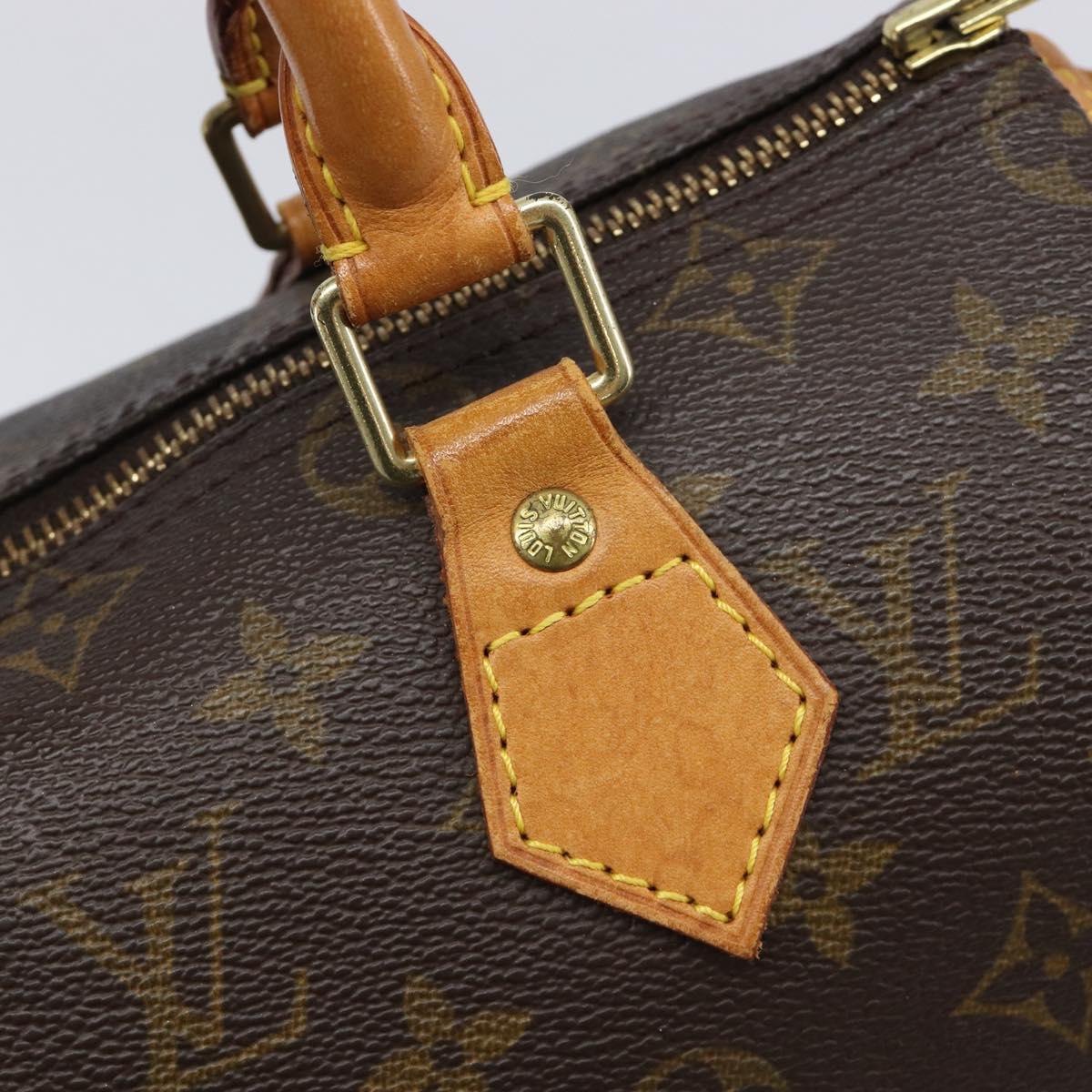 LOUIS VUITTON Monogram Speedy 25 Hand Bag M41528 LV Auth 200514