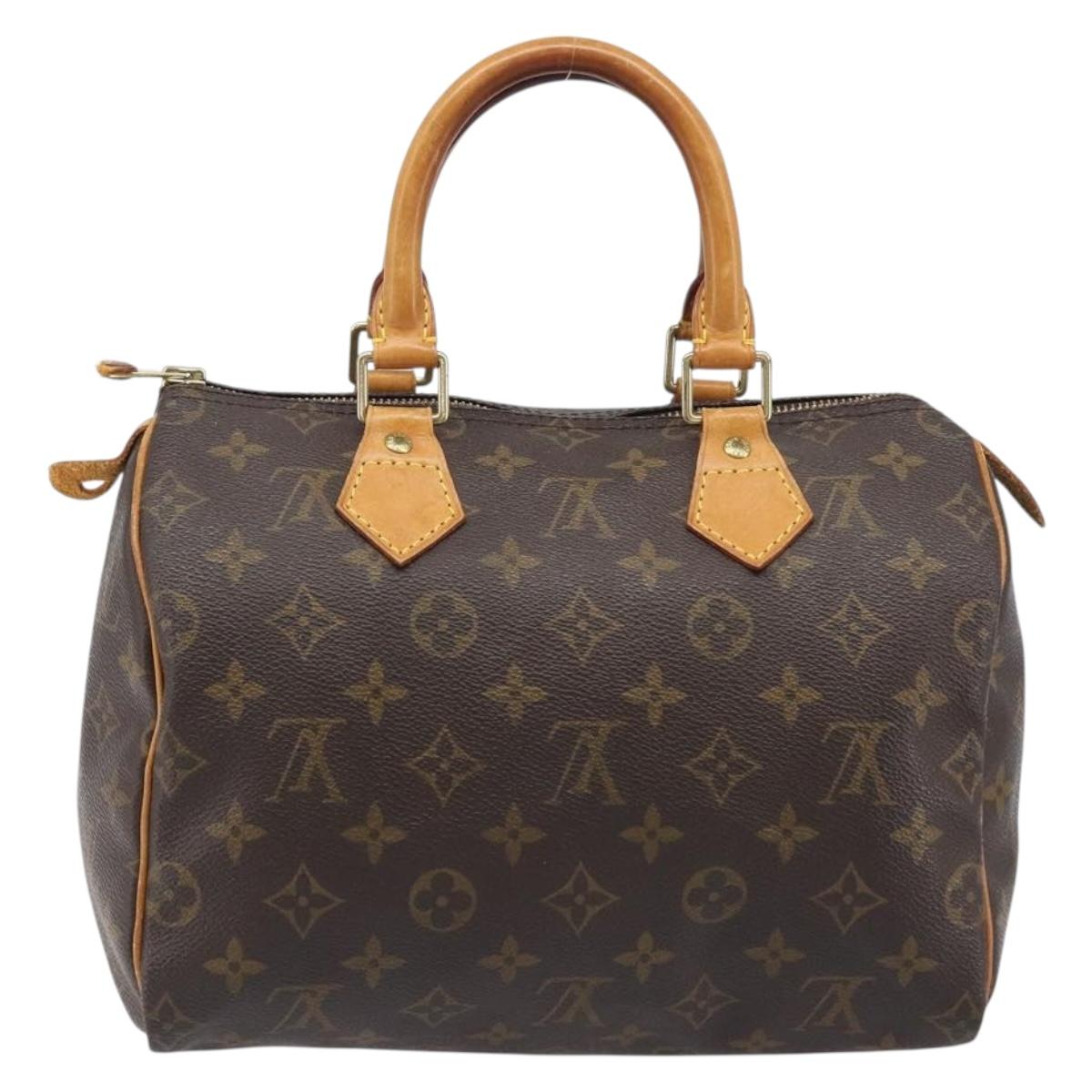 LOUIS VUITTON Monogram Speedy 25 Hand Bag M41528 LV Auth 200514