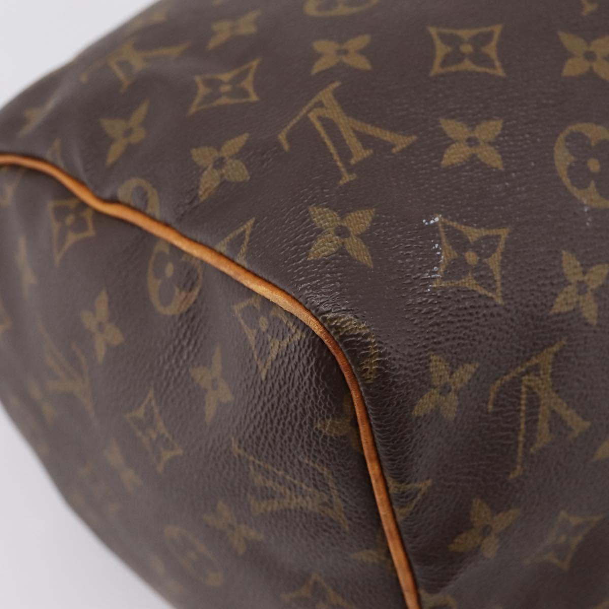 LOUIS VUITTON Monogram Speedy 30 Hand Bag M41526 LV Auth 200515A