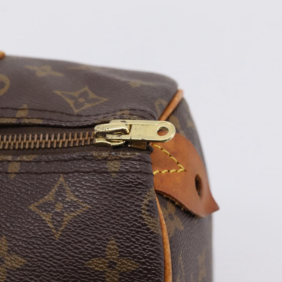 LOUIS VUITTON Monogram Speedy 30 Hand Bag M41526 LV Auth 200515A