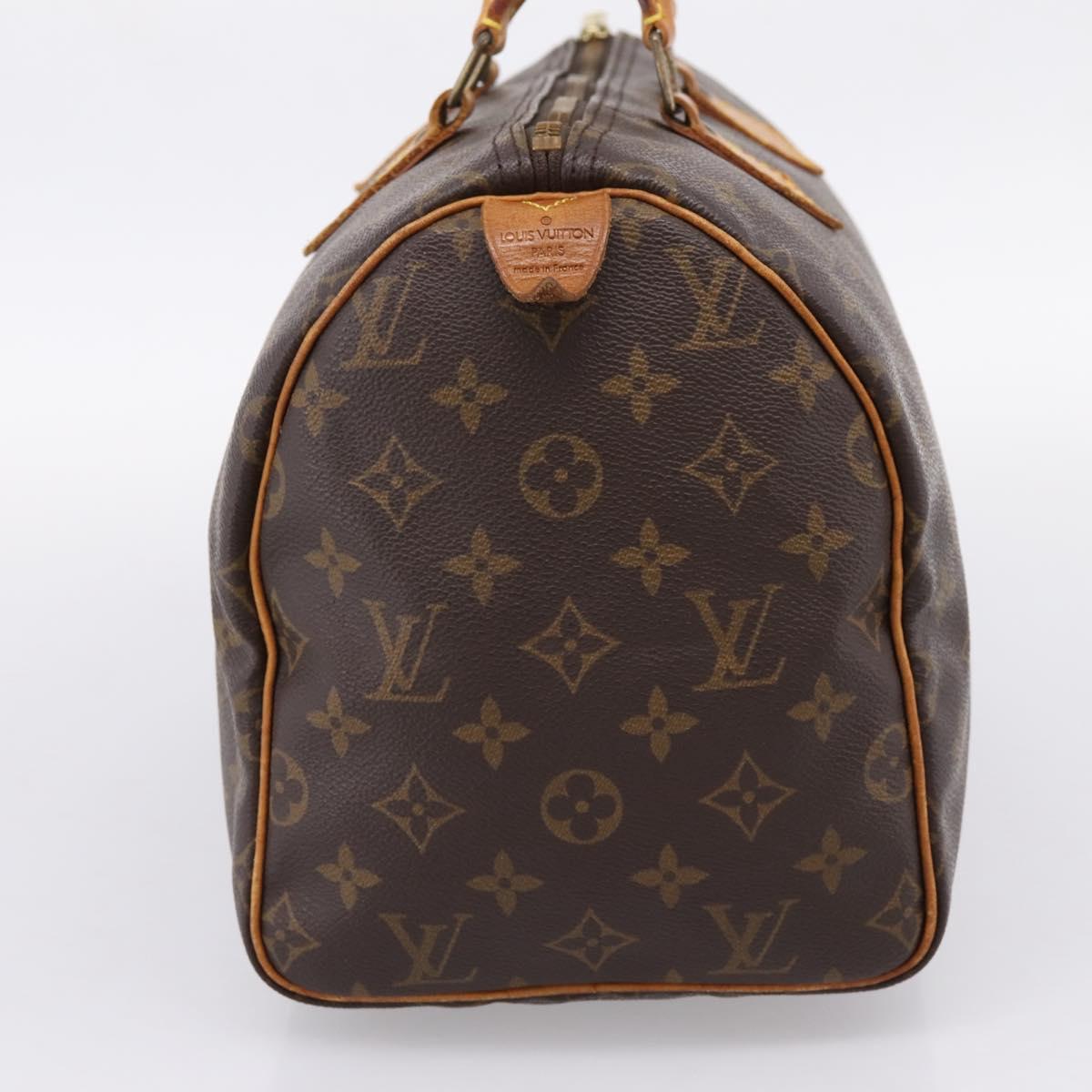 LOUIS VUITTON Monogram Speedy 30 Hand Bag M41526 LV Auth 200515A