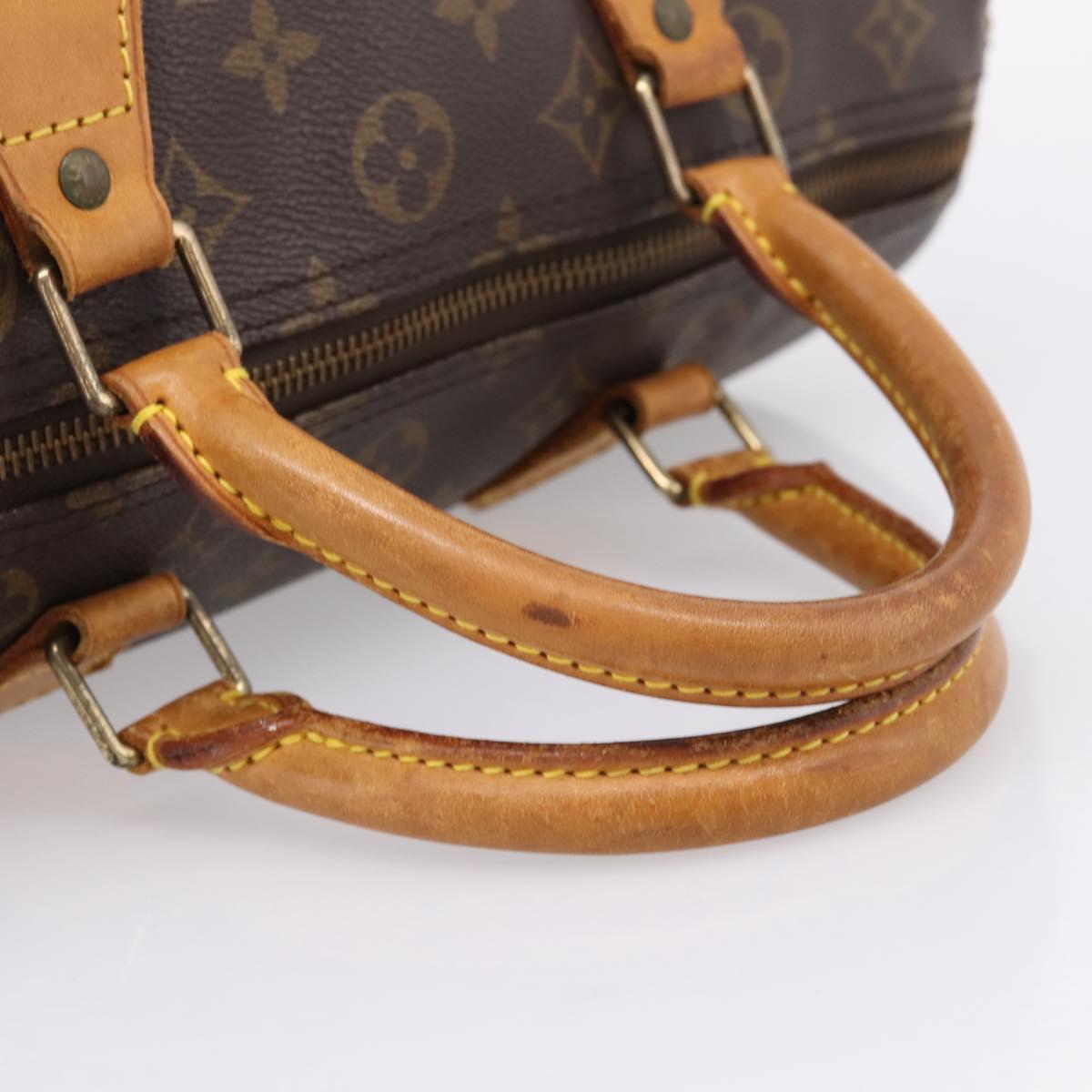 LOUIS VUITTON Monogram Speedy 30 Hand Bag M41526 LV Auth 200515A