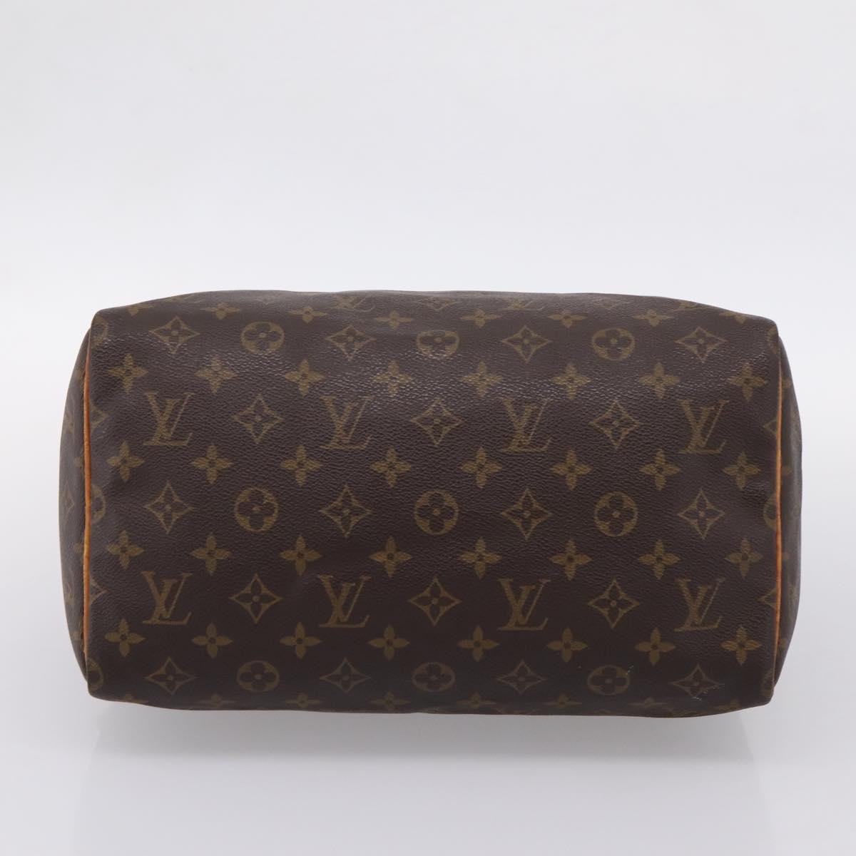 LOUIS VUITTON Monogram Speedy 30 Hand Bag M41526 LV Auth 200515A