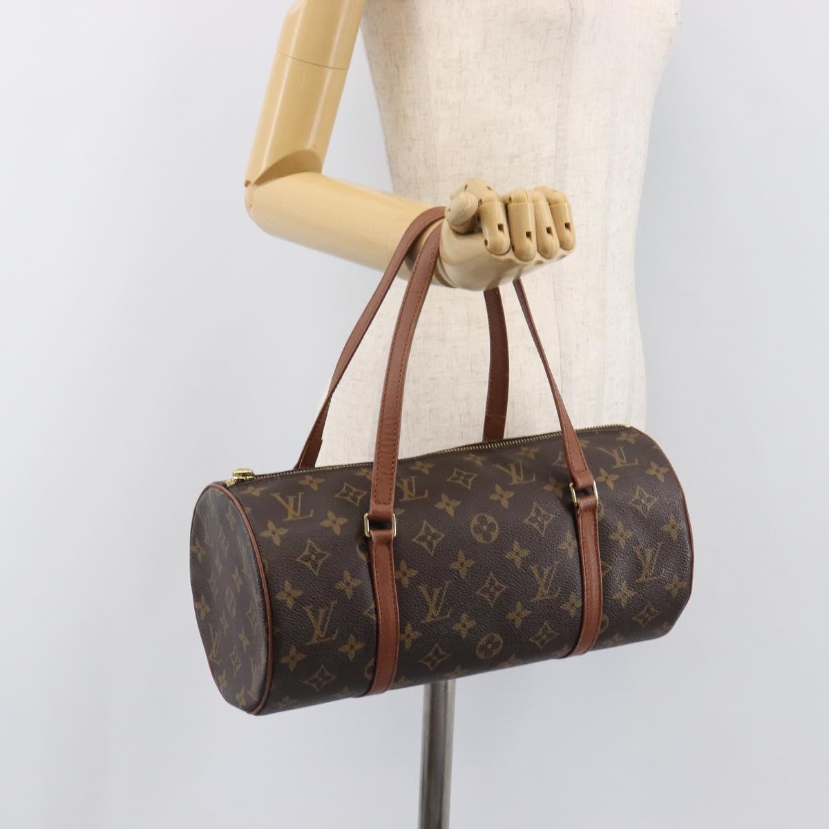 LOUIS VUITTON Monogram Papillon 30 Hand Bag M51385 LV Auth 200516V