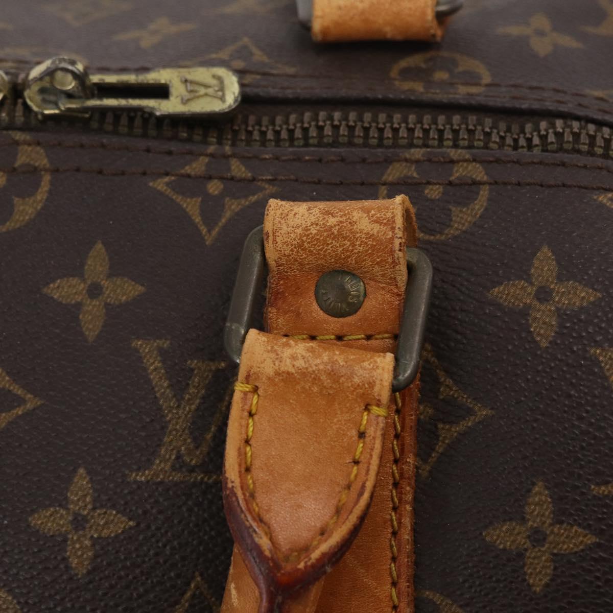 LOUIS VUITTON Monogram Keepall 50 Boston Bag M41426 LV Auth 200517