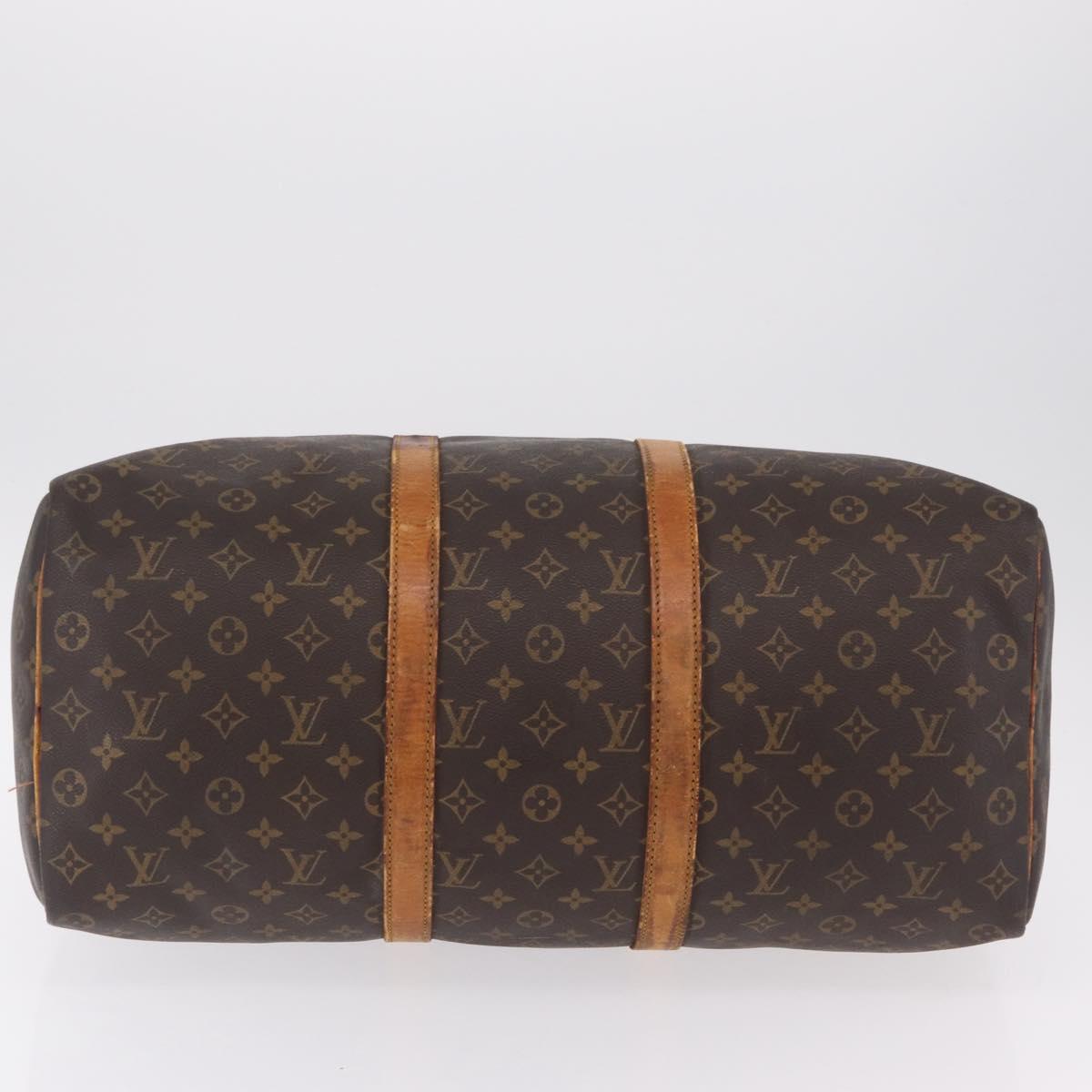 LOUIS VUITTON Monogram Keepall 50 Boston Bag M41426 LV Auth 200517