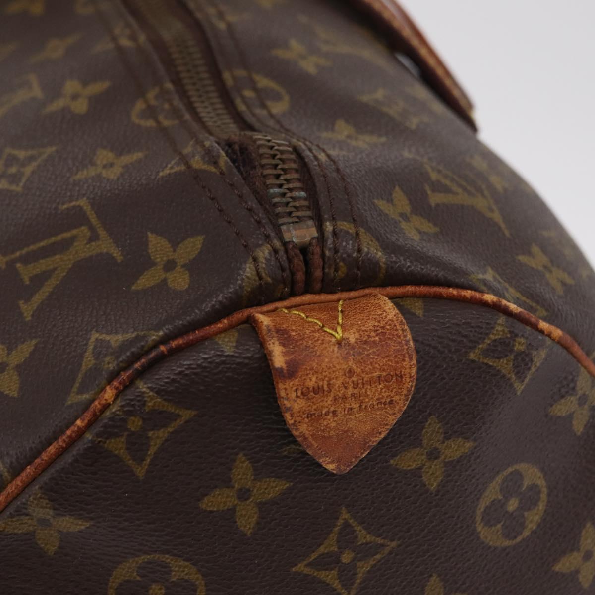 LOUIS VUITTON Monogram Keepall 55 Boston Bag M41424 LV Auth 200518