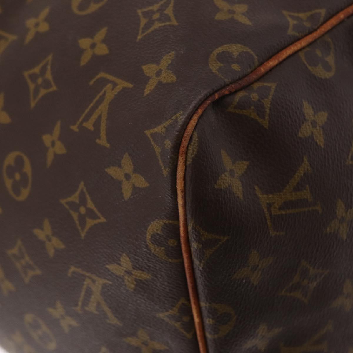 LOUIS VUITTON Monogram Keepall 55 Boston Bag M41424 LV Auth 200518