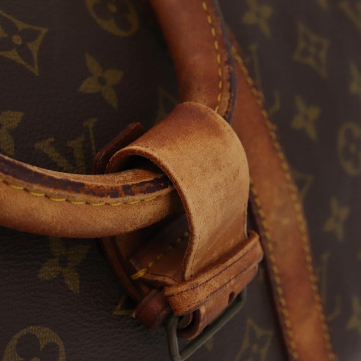LOUIS VUITTON Monogram Keepall 55 Boston Bag M41424 LV Auth 200518