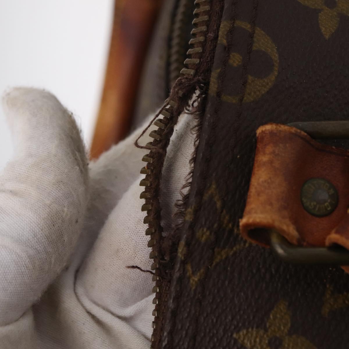 LOUIS VUITTON Monogram Keepall 55 Boston Bag M41424 LV Auth 200518