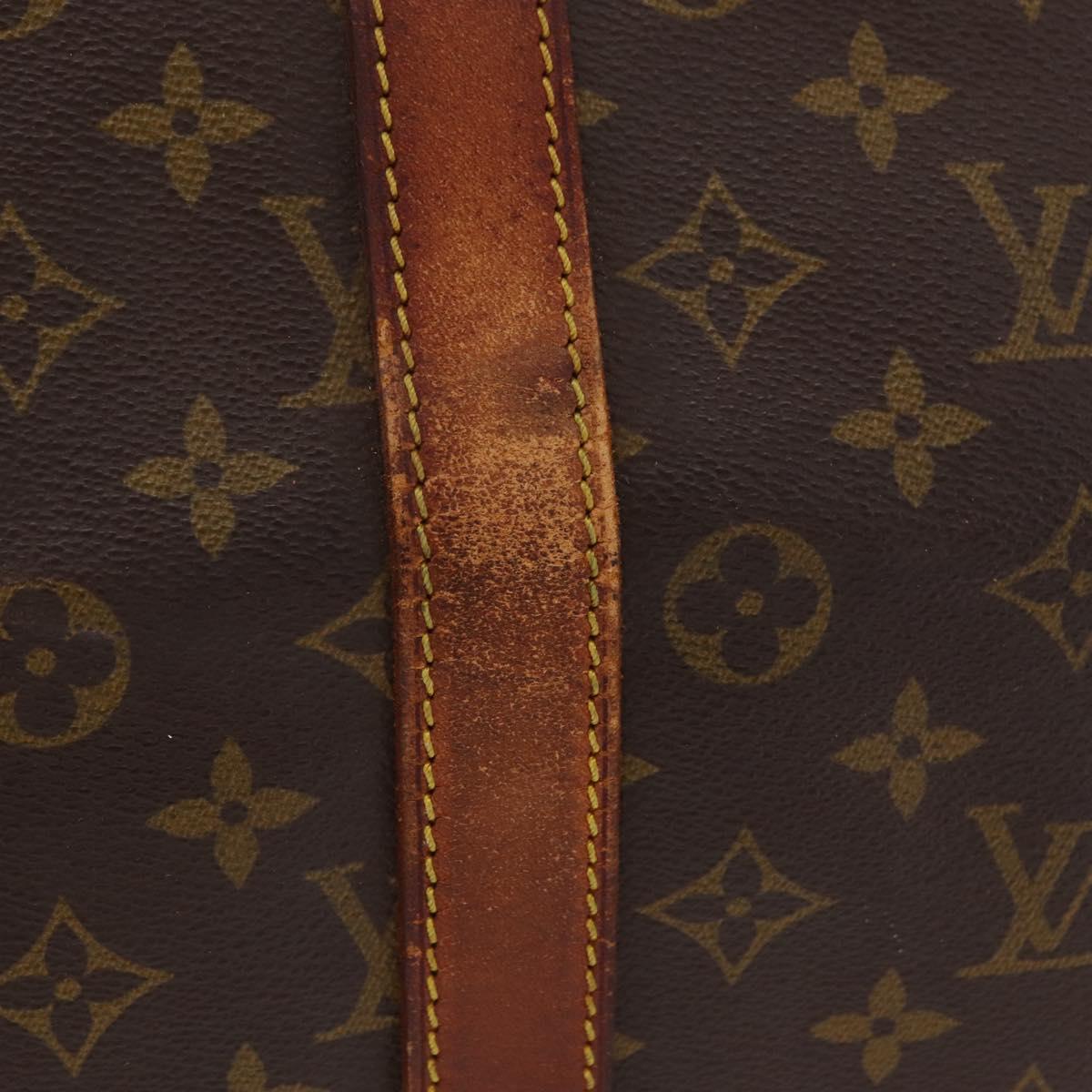 LOUIS VUITTON Monogram Keepall 55 Boston Bag M41424 LV Auth 200518