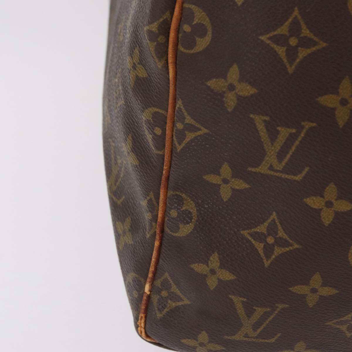 LOUIS VUITTON Monogram Keepall 55 Boston Bag M41424 LV Auth 200518