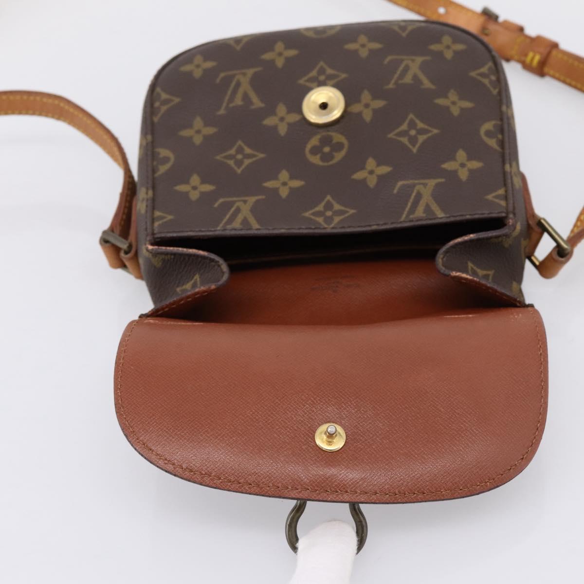 LOUIS VUITTON Monogram Saint Cloud PM Shoulder Bag M51244 LV Auth 200519