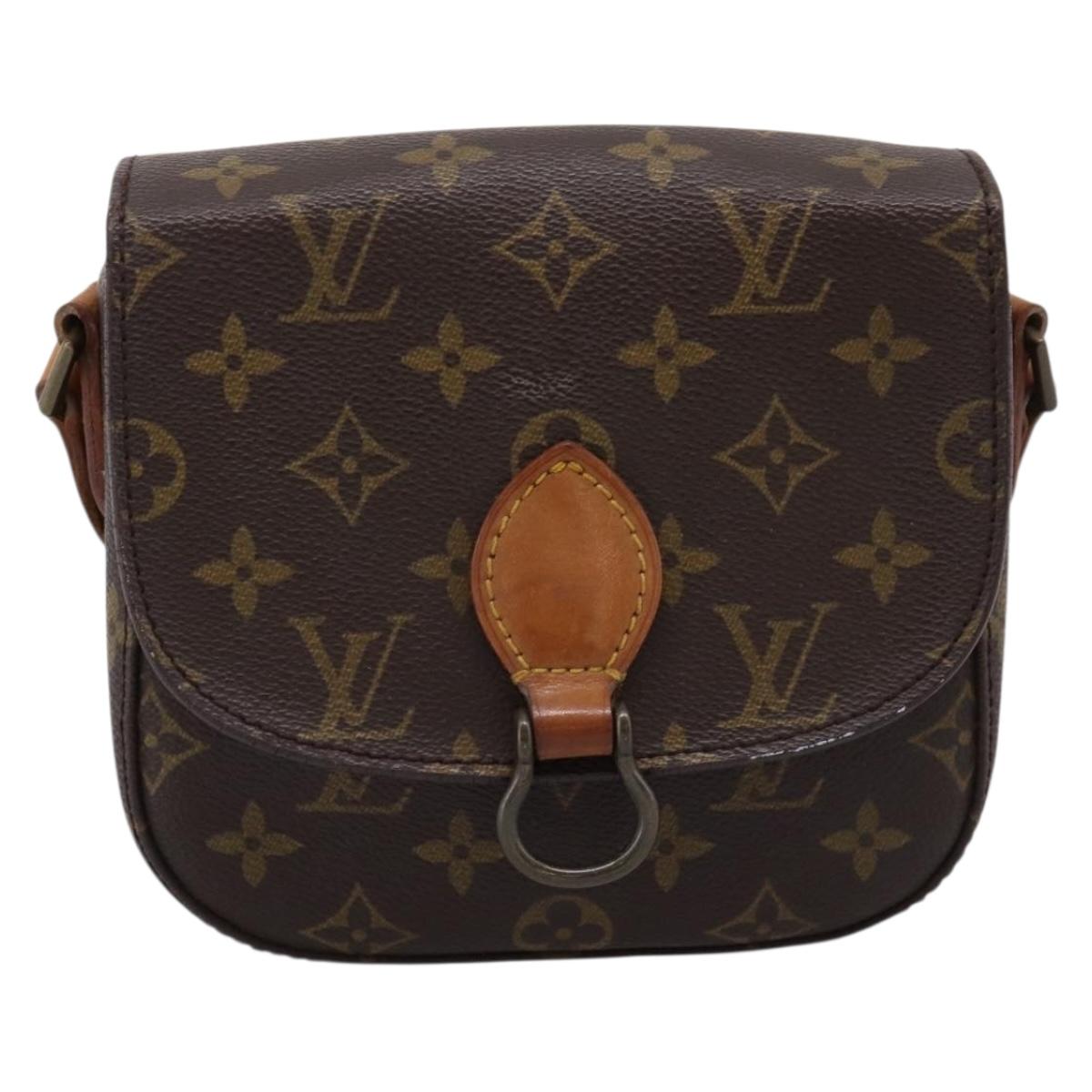 LOUIS VUITTON Monogram Saint Cloud PM Shoulder Bag M51244 LV Auth 200519
