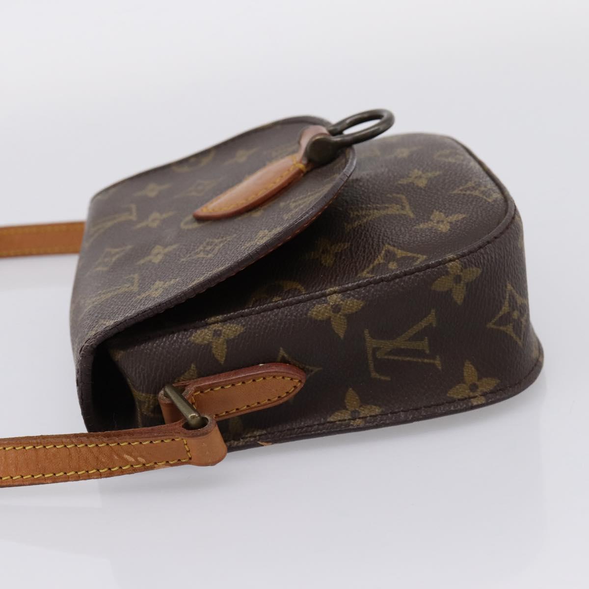 LOUIS VUITTON Monogram Saint Cloud PM Shoulder Bag M51244 LV Auth 200519
