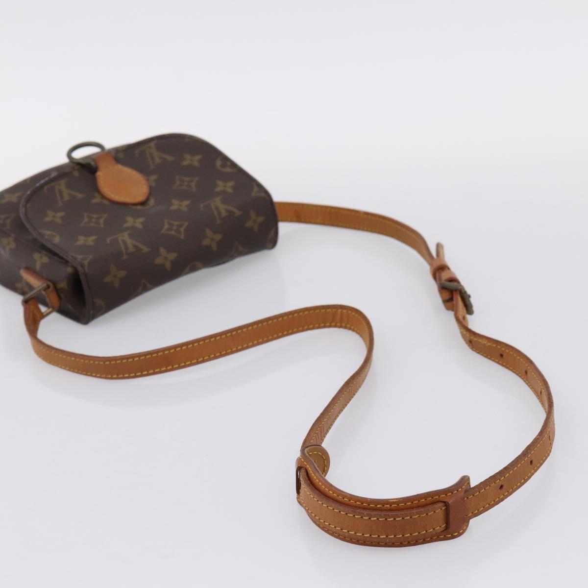 LOUIS VUITTON Monogram Saint Cloud PM Shoulder Bag M51244 LV Auth 200519