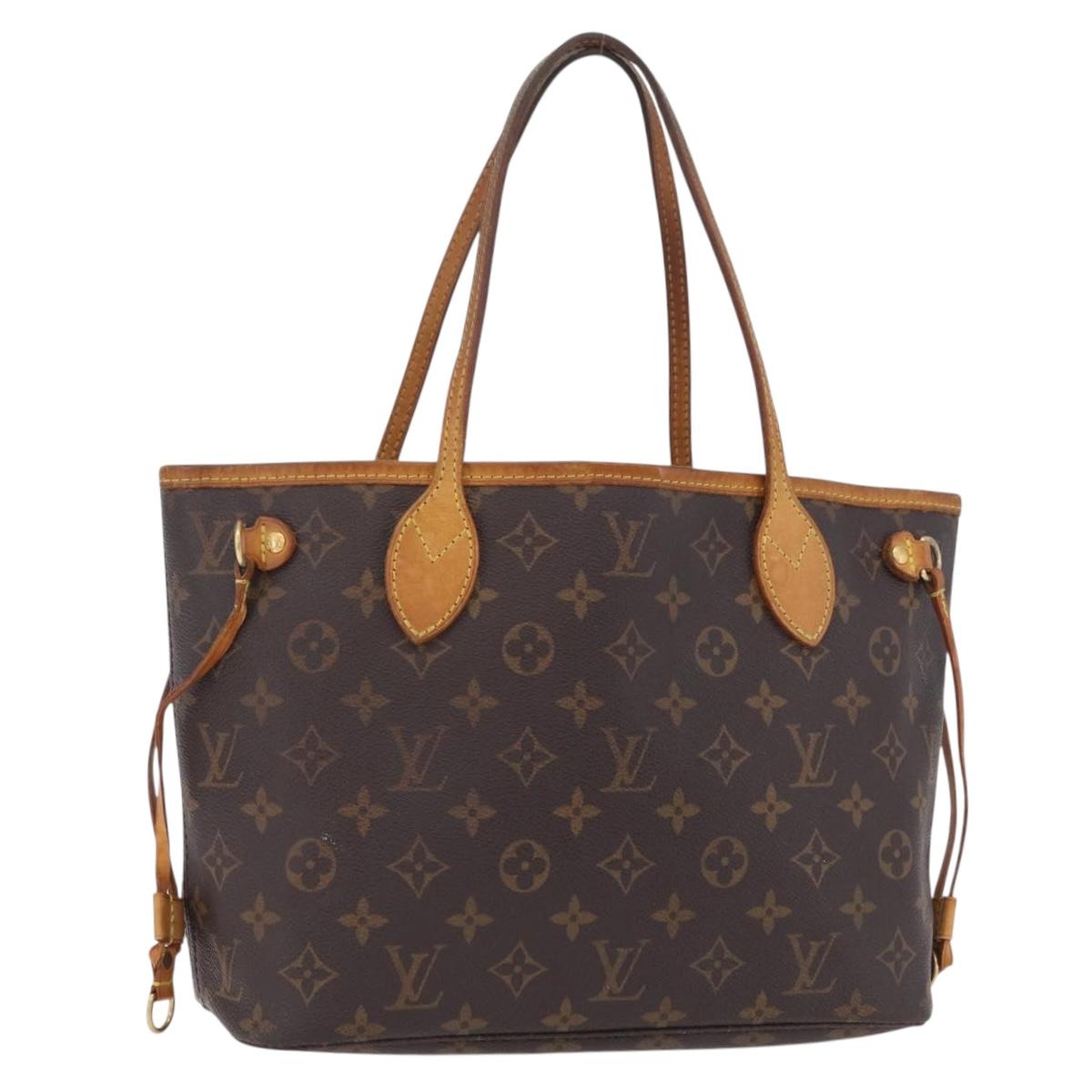 LOUIS VUITTON Monogram Neverfull PM Tote Bag M40155 LV Auth 200522