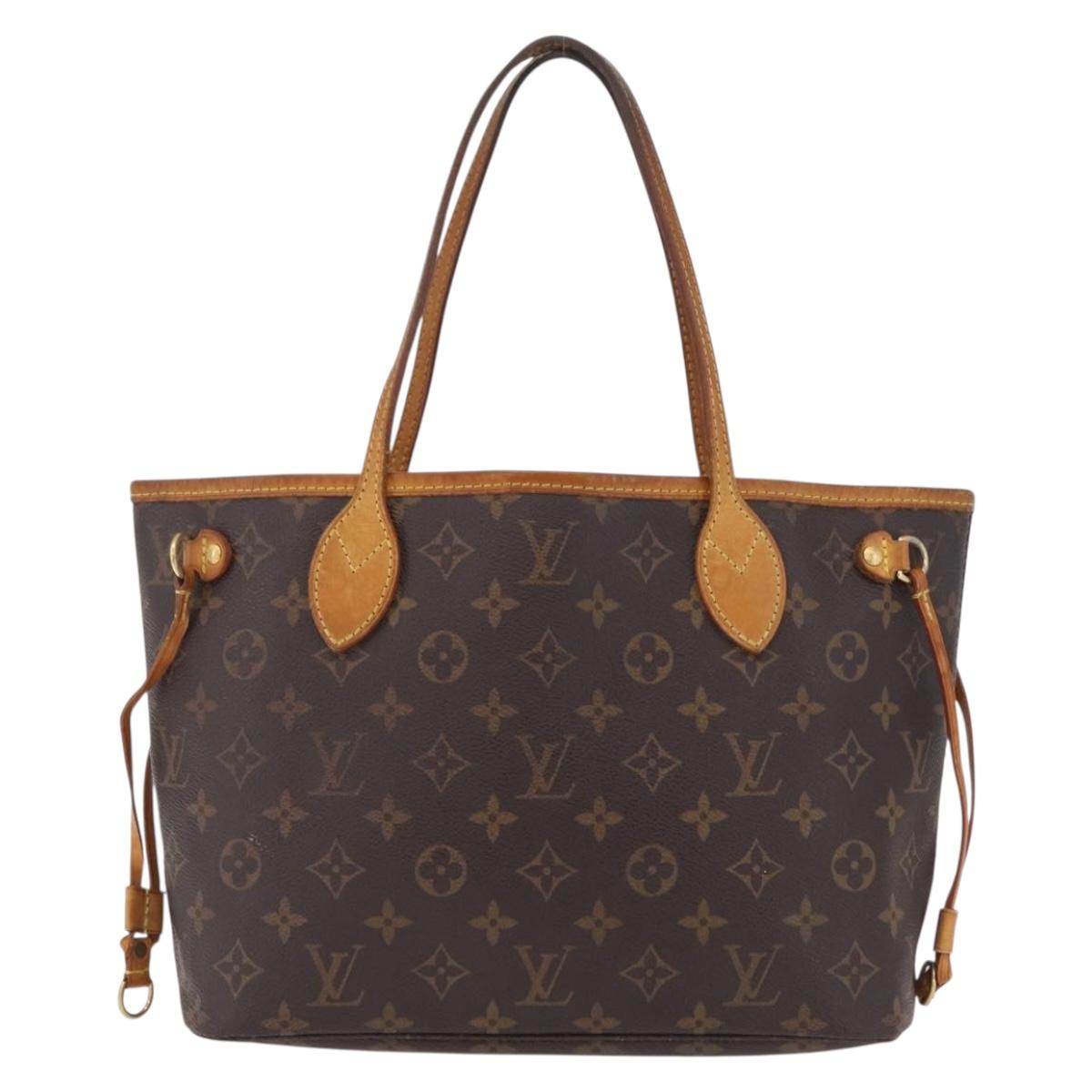 LOUIS VUITTON Monogram Neverfull PM Tote Bag M40155 LV Auth 200522