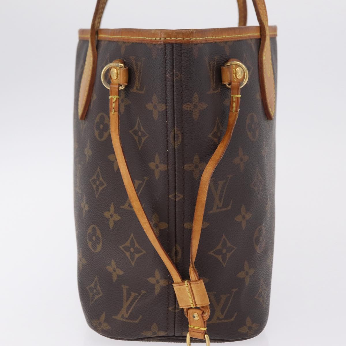 LOUIS VUITTON Monogram Neverfull PM Tote Bag M40155 LV Auth 200522