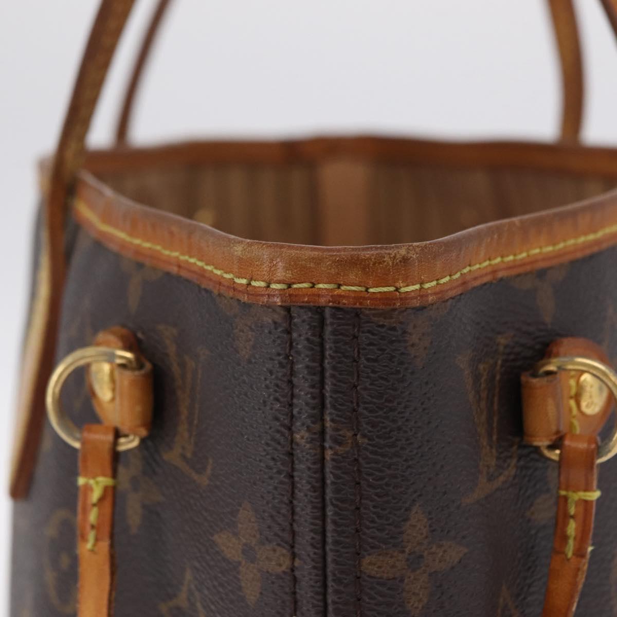 LOUIS VUITTON Monogram Neverfull PM Tote Bag M40155 LV Auth 200522