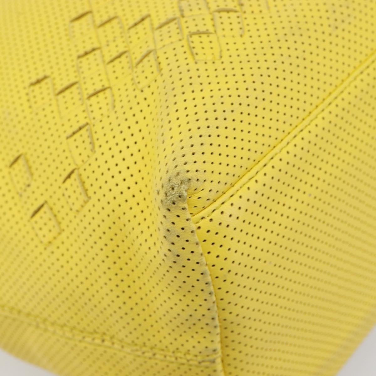 BOTTEGA VENETA INTRECCIATO Hand Bag Leather outlet Yellow 131673 Auth 200524