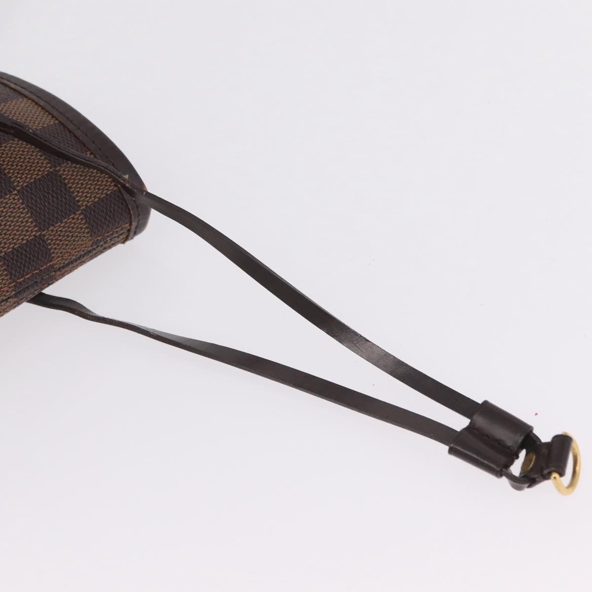 LOUIS VUITTON Damier Ebene Neverfull MM Tote Bag N51105 LV Auth 200534A