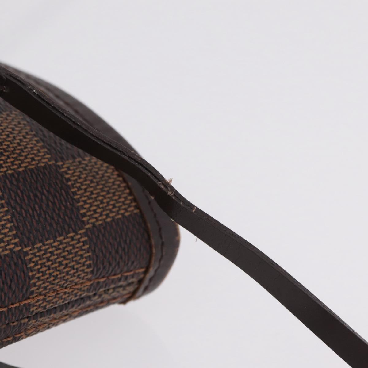LOUIS VUITTON Damier Ebene Neverfull MM Tote Bag N51105 LV Auth 200534A