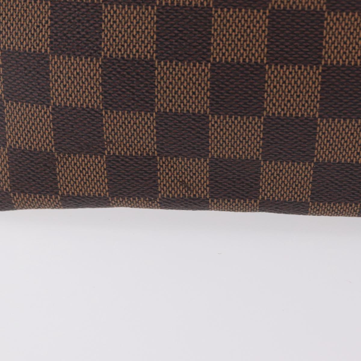 LOUIS VUITTON Damier Ebene Neverfull MM Tote Bag N51105 LV Auth 200534A