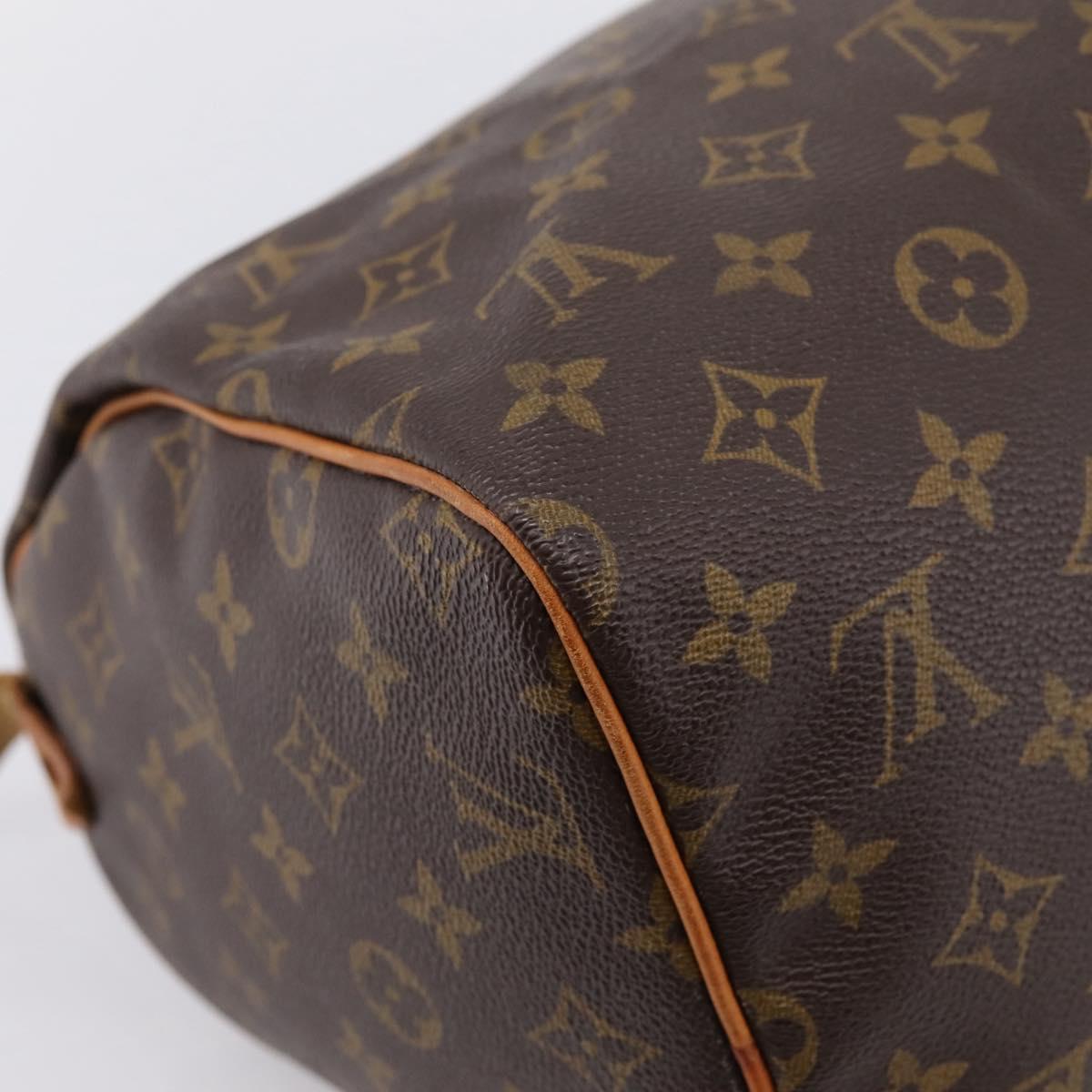 LOUIS VUITTON Monogram Speedy 30 Hand Bag M41526 LV Auth 200536V